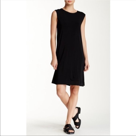 Helmut Lang Dress Faint Drop Fold Shift Dress - Picture 1 of 10